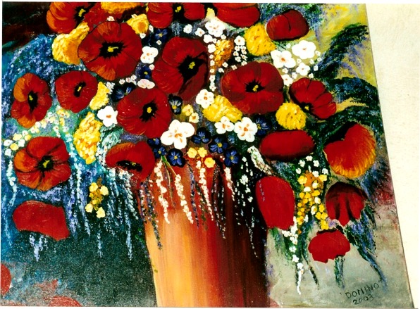 bouquet de coquelicots