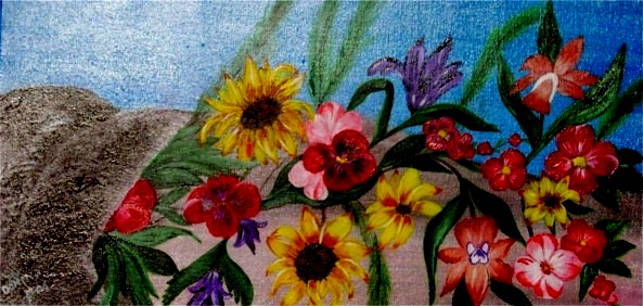 bouquet toile de jute
